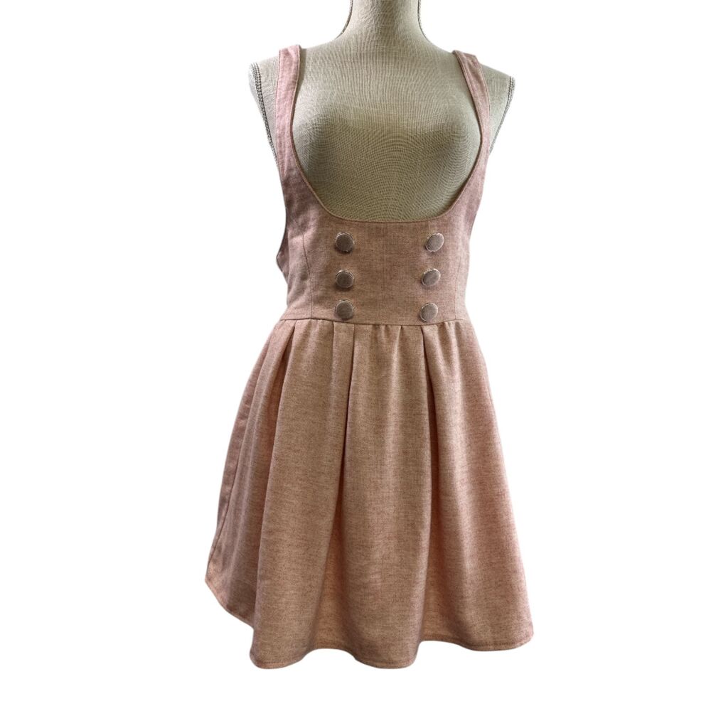 Lizmelo My Melody Collab Pink Tweed Jumper Skirt Dress Japan Size S-M